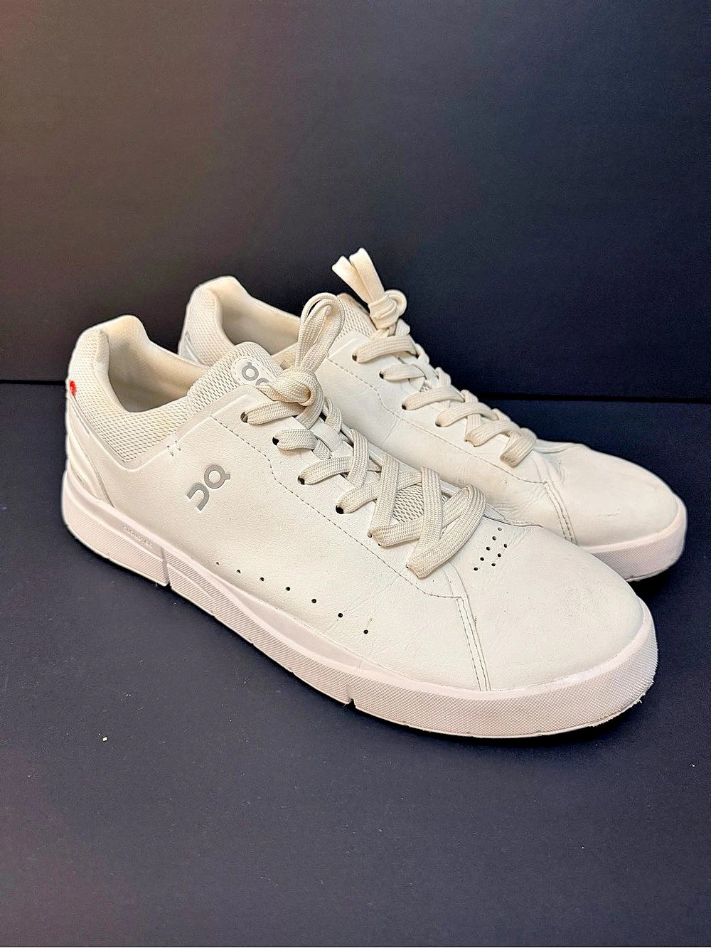 On Running THE ROGER Advantage Men's Tennis Sneakers White All-White Size US 12